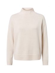 Marie Lund sweter merino Kobiety Wełna merino beżowy, M. Brązowe swetry nierozpinane damskie Marie Lund, m, bez wzorów, z wełny, bez kołnierzyka, bez ramiączek. Za 349.95 zł.