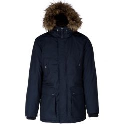 Parka na zimną pogodę Kariban. Niebieskie parki męskie KARIBAN, xl, bez wzorów, z bawełny, eleganckie, bez kołnierzyka, bez kaptura. Za 510.40 zł.