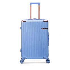 Walizka duża Semi Line. Niebieskie walizki damskie Semi-line, bez wzorów, duże. Za 259.99 zł.