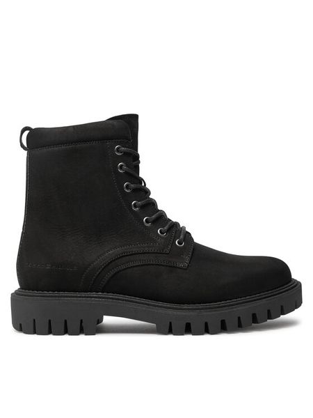 Tommy Hilfiger Trapery Casual Hilfiger Chunk Z Nbk Boot FM0FM05149 Czarny. Czarne buty zimowe męskie Tommy Hilfiger, bez wzorów, z nubiku, bez obcasa, bez zapięcia. Za 849.99 zł.