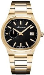 Zegarek męski Adriatica A8349.1114A złoty. Żółte zegarki męskie Adriatica, bez wzorów, złote. Za 2,950.00 zł.