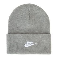 Czapka zimowa Nike Peak Futura Beanie. Szare czapki męskie Nike, na zimę, bez wzorów. Za 127.70 zł.