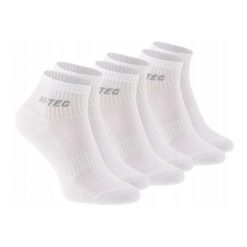 Skarpetki Do Kostek Unisex Dla Dorosłych Quarro 3pak. Białe skarpetki damskie Hi-tec, bez wzorów. Za 37.99 zł.