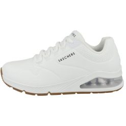 Buty sportowe Sneakersy damskie, Skechers Uno 2 - Air Around You. Czarne obuwie sportowe damskie Skechers, bez wzorów, bez zapięcia, trekkingowe. Za 339.99 zł.