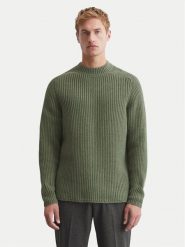 Marc O'Polo Sweter 429 6018 60318 Zielony Regular Fit. Zielone swetry męskie Marc O'Polo, m, bez wzorów, z bawełny, bez kołnierzyka, bez ramiączek. Za 479.99 zł.