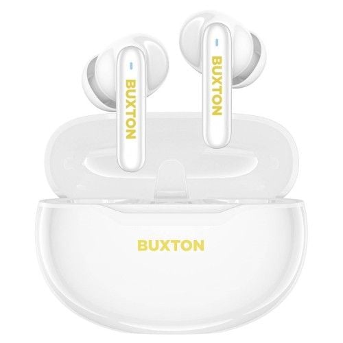 BUXTON BTW-7200 TUYA - Słuchawki Bluetooth douszne białe. Białe słuchawki bezprzewodowe Buxton. Za 75.99 zł.