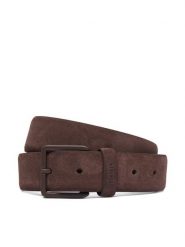 HUGO Pasek Gethin 50563652 Brązowy. Brązowe paski męskie Hugo, ze skóry. Za 299.99 zł.