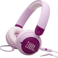 JBL Junior 320 Zestaw słuchawkowy Przewodowa Opaska na głowę Połączenia/muzyka Fioletowy. Fioletowe słuchawki nauszne JBL. Za 119.00 zł.