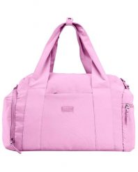 Torba sportowa WINGS SOLENNE z kieszenią na buty i pasem na walizkę PINK. Czerwone torby na ramię męskie Wings, z materiału, na ramię. Za 129.90 zł.
