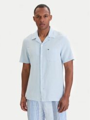 Tommy Jeans Koszula DM0DM23058 Błękitny Regular Fit. Niebieskie koszule męskie Tommy Jeans, m, bez wzorów, z bawełny, bez kołnierzyka, bez ramiączek. Za 329.99 zł.