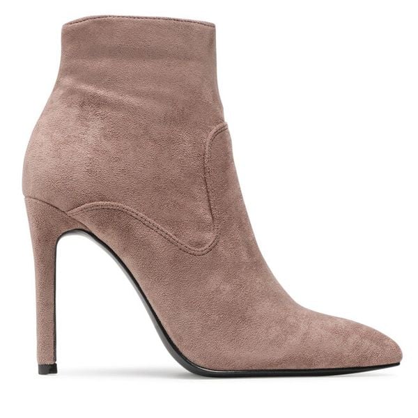 Botki Jenny Fairy. Brązowe botki damskie Jenny Fairy, bez wzorów, bez obcasa, na szpilce, bez zapięcia. Za 119.99 zł.