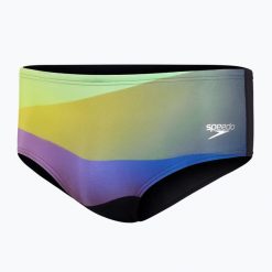 Slipy kąpielowe męskie Speedo Allover Digital Brief. Czarne kąpielówki męskie Speedo, m, bez wzorów. Za 139.99 zł.