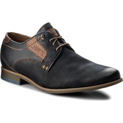 Półbuty LASOCKI FOR MEN MB-BIDDUT-08. Niebieskie półbuty męskie Lasocki For Men, bez wzorów, z nubiku, bez obcasa, bez zapięcia. W wyprzedaży za 169.99 zł.