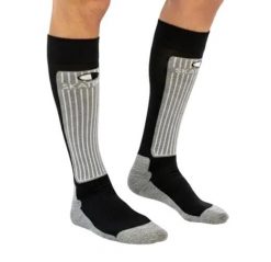 Sporty zimowe Skarpety termiczne unisex SkatePro Merino Skarpety Narciarskie. Czarne skarpetki damskie SKATEPRO, bez wzorów, z poliamidu. Za 124.99 zł.
