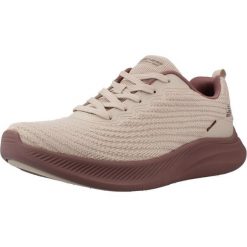 Buty SKECHERS BOBS FLEXMELLOW Brązowy. Brązowe obuwie trekkingowe damskie Skechers, z materiału, bez zapięcia. Za 246.99 zł.