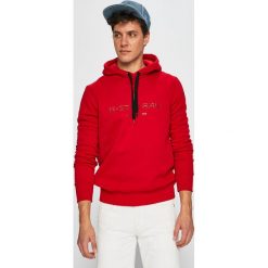 G-Star Raw - Bluza. Czerwone bluzy męskie G-Star Raw, m, bez wzorów, z bawełny, bez ramiączek, z kapturem. W wyprzedaży za 269.90 zł.
