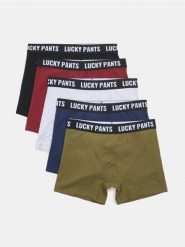 Bawełniane bokserki long 5 pack - wielobarwny. Bokserki męskie Sinsay, bez wzorów, z bawełny. Za 55.99 zł.