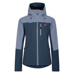 Kurtka Wodoodporna Damska Mountain Series. Niebieskie kurtki sportowe damskie Dare 2B, xl, bez wzorów, bez ramiączek, bez kaptura, trekkingowe. Za 198.99 zł.