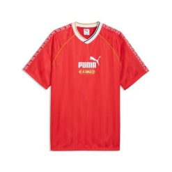 T-shirt Puma King. Czerwone t-shirty damskie Puma, xl, bez wzorów, z puchu, sportowe, bez kołnierzyka, bez ramiączek. Za 229.70 zł.