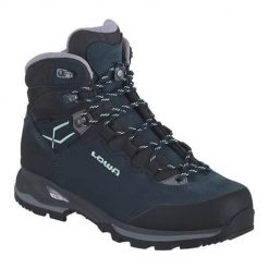 Buty trekkingowe damskie Lowa Lady Light Gtx. Niebieskie obuwie trekkingowe damskie Lowa, z materiału, za kostkę, bez zapięcia. Za 1,119.00 zł.