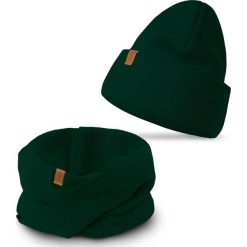 Nandy Nandy Damski Komplet Zimowy Czapka Komin Kolory - Zest-Ck-20849-42-Bu-Ziel. Czapki damskie Nandy, na zimę, bez wzorów. Za 99.90 zł.