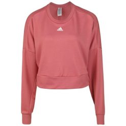 Bluza damska o luźnym kroju adidas Aeroready Studio. Czerwone bluzy damskie Adidas, l, bez wzorów, sportowe, bez ramiączek, bez kaptura. W wyprzedaży za 228.25 zł.