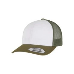 Czapka Trucker Flexfit Retro. Białe czapki damskie FLEXFIT, bez wzorów, z tworzywa sztucznego, retro. Za 103.50 zł.