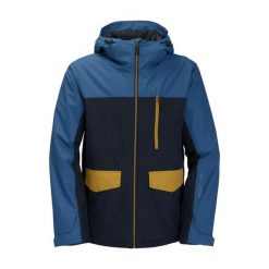 Kurtka snowboardowa męska Billabong Outsider. Niebieskie kurtki sportowe męskie Billabong, na zimę, m, bez wzorów, bez kaptura, narciarskie. Za 429.99 zł.