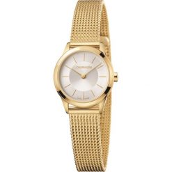 Calvin Klein Minimal Zegarek Złoty. Żółte zegarki damskie Calvin Klein, z materiału, ze stali. Za 1,191.95 zł.