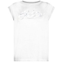 T-Shirt Deha Grafika Efekt Znikania Damskie. Białe t-shirty damskie Deha, s, bez wzorów, z bawełny, klasyczne, bez kołnierzyka, bez ramiączek. Za 280.99 zł.