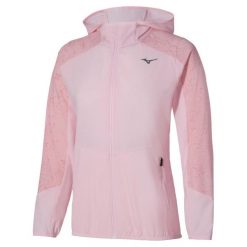 Damska kurtka wodoodporna Mizuno Active Alpha. Czerwone kurtki sportowe damskie Mizuno, l, bez wzorów, bez ramiączek, bez kaptura, do biegania. Za 349.99 zł.