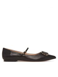 TWINSET Baleriny 251TCP064 Czarny. Czarne balerinki damskie Twinset, bez wzorów, ze skóry, bez obcasa, bez zapięcia. Za 579.99 zł.