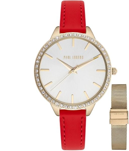 Zegarek damski Paul Lorens LARA 11312B2-3D1 skórzany pasek + siatka mesh. Zegarki damskie Paul Lorens, z meshu. Za 179.00 zł.