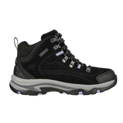 Buty trekkingowe damskie SKECHERS TREGO-ALPINE TRAIL wysokie skóra. Czarne obuwie trekkingowe damskie Skechers, ze skóry, bez zapięcia. Za 418.00 zł.