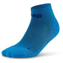 Męskie skarpety kompresyjne sportowe za kostkę low cut Core Run Ultralight CEP. Czerwone skarpety męskie CEP, bez wzorów, z elastanu. Za 64.00 zł.