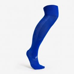 Skarpety piłkarskie Kipsta Essential Club. Niebieskie skarpetki damskie KIPSTA, bez wzorów, z elastanu. Za 14.99 zł.