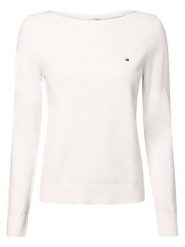 Tommy Hilfiger Sweter Kobiety biały, M. Białe swetry nierozpinane damskie Tommy Hilfiger, m, bez wzorów, z dzianiny, eleganckie, bez kołnierzyka, bez ramiączek. Za 489.95 zł.