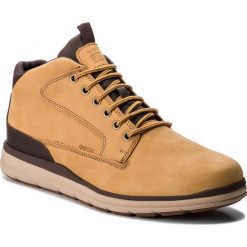 Trzewiki GEOX - U Hallson A U845UA 032ME C2P6T Ochreyellow/Dk Coffe. Żółte botki męskie Geox, bez wzorów, z materiału, bez obcasa, bez zapięcia. W wyprzedaży za 379.00 zł.