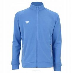 Bluza rozpinana tenisowa męska Tecnifibre Team Jacket. Niebieskie bluzy męskie TECNIFIBRE, m, bez wzorów, sportowe, bez ramiączek, bez kaptura. W wyprzedaży za 229.00 zł.