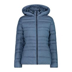 Kurtka damska turystyczna CMP 34K3166M. Niebieskie kurtki sportowe damskie CMP, m, bez wzorów, bez ramiączek, bez kaptura. Za 508.50 zł.