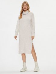 Noisy May Sukienka dzianinowa 27026911 Écru Comfort Fit. Sukienki damskie Noisy May, xl, bez wzorów, z dzianiny, bez kołnierzyka, bez ramiączek. Za 129.99 zł.
