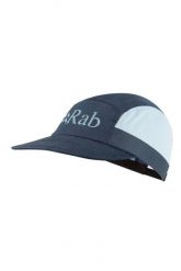 Czapka z daszkiem trekkingowa Momentum 5 Panel. Niebieskie czapki damskie RAB, bez wzorów. Za 179.99 zł.
