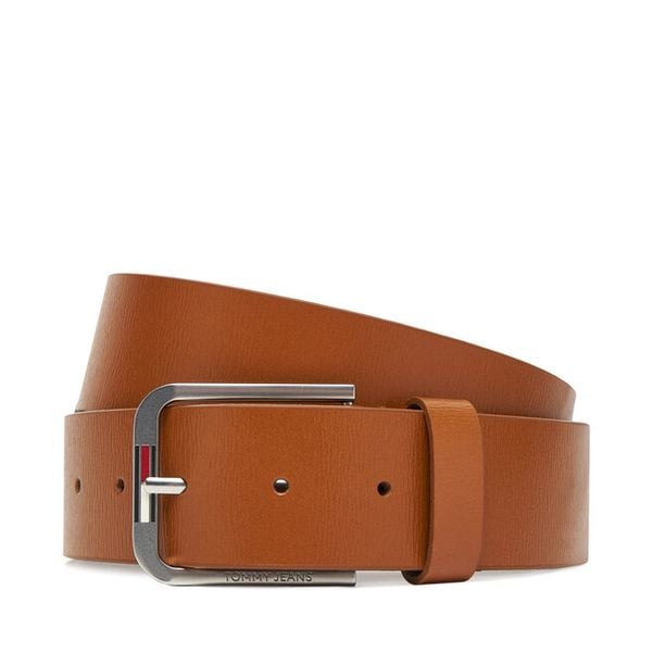 Pasek Męski Tommy Jeans. Brązowe paski męskie Tommy Jeans, z jeansu. Za 129.99 zł.
