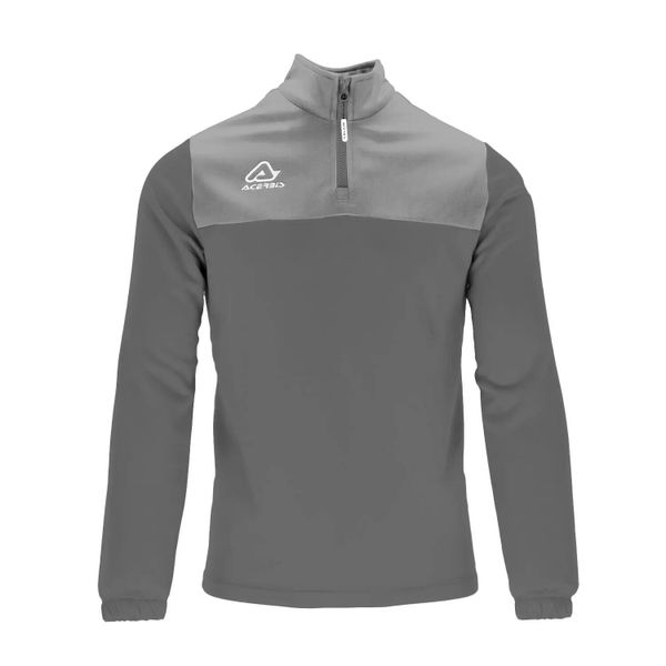 Bluza z zamkiem 1/2 Acerbis Harpaston. Szare bluzy damskie ACERBIS, xl, bez wzorów, z materiału, eleganckie, bez ramiączek, bez kaptura. Za 198.50 zł.