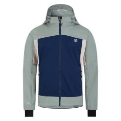 Kurtka turystyczna softshell Dare 2B Mountaineer. Niebieskie kurtki męskie Dare 2B, bez wzorów, z softshellu, sportowe, bez kaptura. Za 209.99 zł.