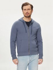 Guess Bluza M4RQ48 KBK32 Niebieski Regular Fit. Niebieskie bluzy męskie Guess, m, z aplikacjami, z syntetyku, bez ramiączek, bez kaptura. Za 339.99 zł.
