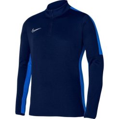 Bluza treningowa męska Nike DF Academy 23 SS Drill Top. Niebieskie bluzy męskie Nike, m, bez wzorów, bez ramiączek, bez kaptura. Za 166.43 zł.