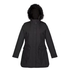 Kurtka Parka Ocieplana Przeciwdeszczowa Damska Sabinka. Czarne parki damskie Regatta, l, bez wzorów, bez kaptura. Za 175.99 zł.