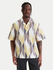 HUGO Koszula Espino 50560606 Czarny Oversize. Czarne koszule męskie Hugo, m, bez wzorów, z bawełny, bez kołnierzyka, bez ramiączek. Za 429.99 zł.