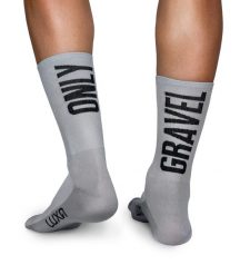 Skarpetki Rowerowe Unisex Luxa Only Gravel. Szare skarpetki damskie LUXA, bez wzorów, z syntetyku. Za 49.90 zł.